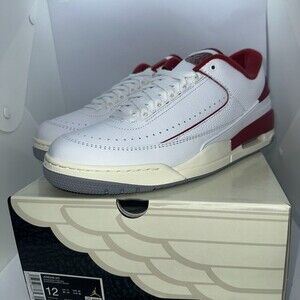 *NEW* Men NIKE Air Jordan 2/3 White / Varsity Red (FD0383 161), Sz 12